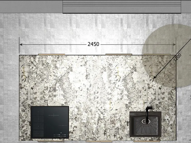 Cucina altri colori design con isola Cesar Modello unit a soli 10000 Euro