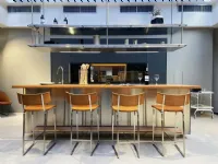 Cucina Arclinea moderna con isola altri colori in hpl Italia/convivium