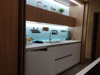 Cucina bianca moderna con isola Febal Cucina mod. square over a soli 27899 Euro