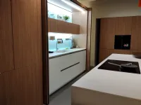 Cucina bianca moderna con isola Febal Cucina mod. square over a soli 27899 Euro