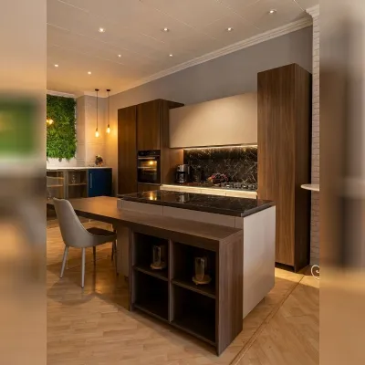 CUCINA con isola Snaidero Snaidero link SCONTATA 69%