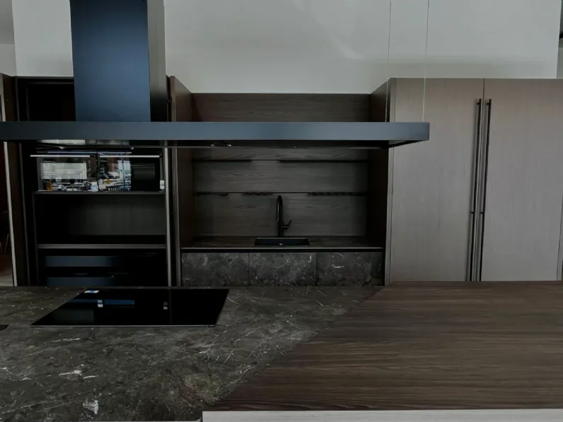 Cucina a PREZZI OUTLET in laminato materico Doimo cucine -60%