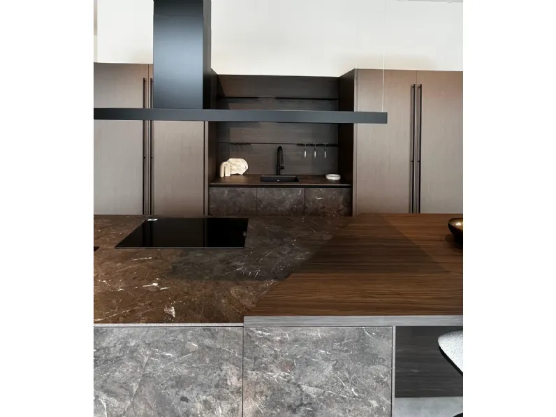 Cucina a PREZZI OUTLET in laminato materico Doimo cucine -60%