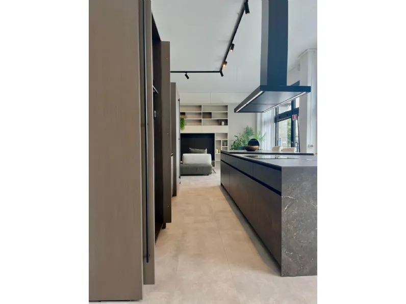 Cucina a PREZZI OUTLET in laminato materico Doimo cucine -60%