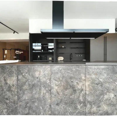 Cucina a PREZZI OUTLET in laminato materico Doimo cucine -60%