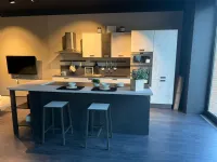 Cucina Creo design con isola altri colori in melaminico Kyra