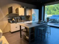 Cucina Creo design con isola altri colori in melaminico Kyra