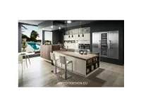 Cucina Dallas moderna altri colori Arrex con isola scontata 30%