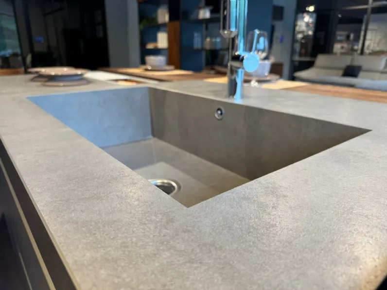 Cucina con isola in melaminico altri colori Oltre bridge  a prezzo ribassato