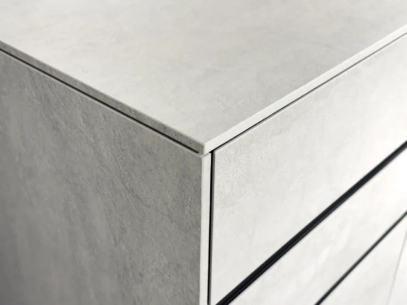 Richiedi il prezzo: cucina grigia design Artematica vitrum di Valcucine in Offerta Outlet 