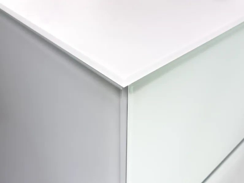 Richiedi il prezzo: cucina grigia design Artematica vitrum di Valcucine in Offerta Outlet 