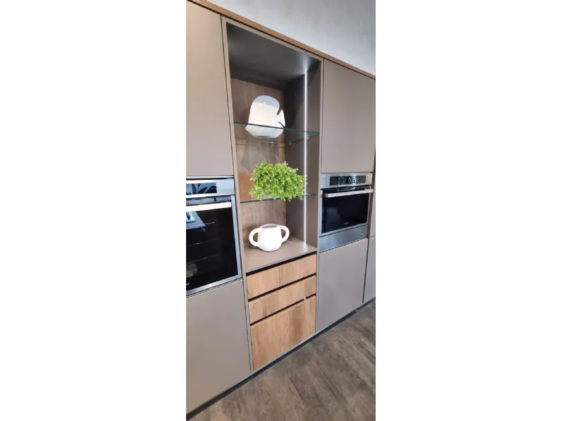 Cucina modello Av 201 cucina oyster leccio Veneta Cucine PREZZO SCONTATO 53%