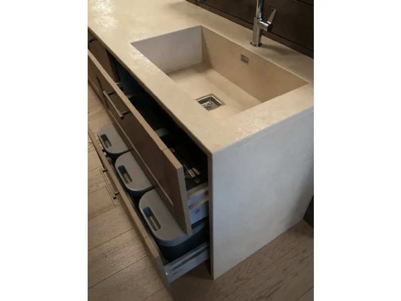 Cucina a PREZZI OUTLET in laminato materico Ar-tre -56%