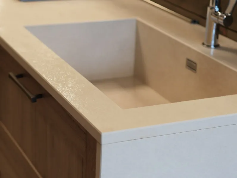 Cucina a PREZZI OUTLET in laminato materico Ar-tre -56%