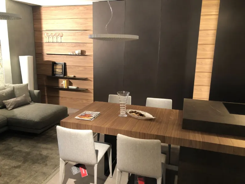 Cucina altri colori design con isola Modulnova Skill gres - blade a soli 33000€