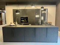 Cucina antracite design con isola Musa Scavolini in offerta