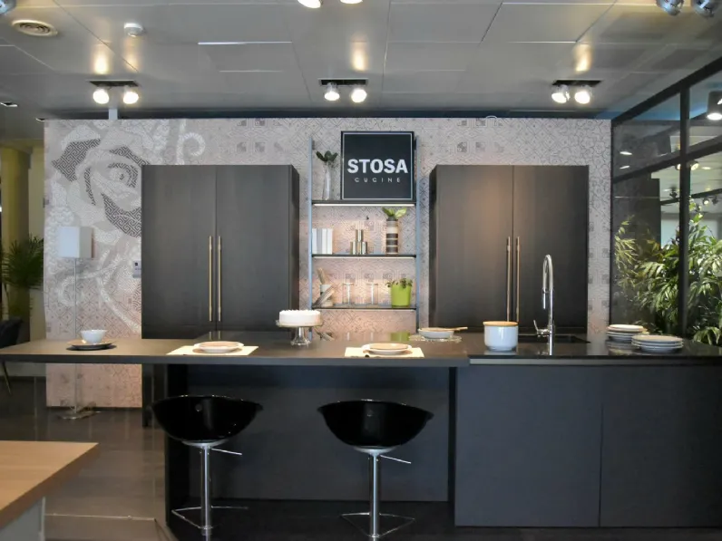 Cucina Metropolis natural con isola Stosa con un ribasso imperdibile