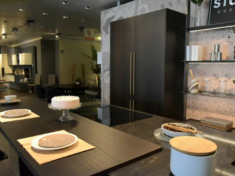 Cucina Metropolis natural con isola Stosa con un ribasso imperdibile