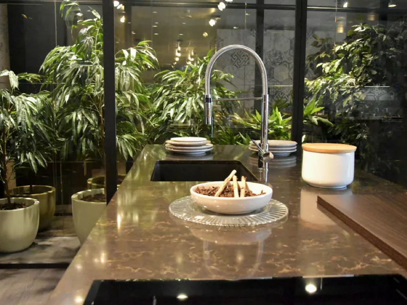 Cucina Metropolis natural con isola Stosa con un ribasso imperdibile