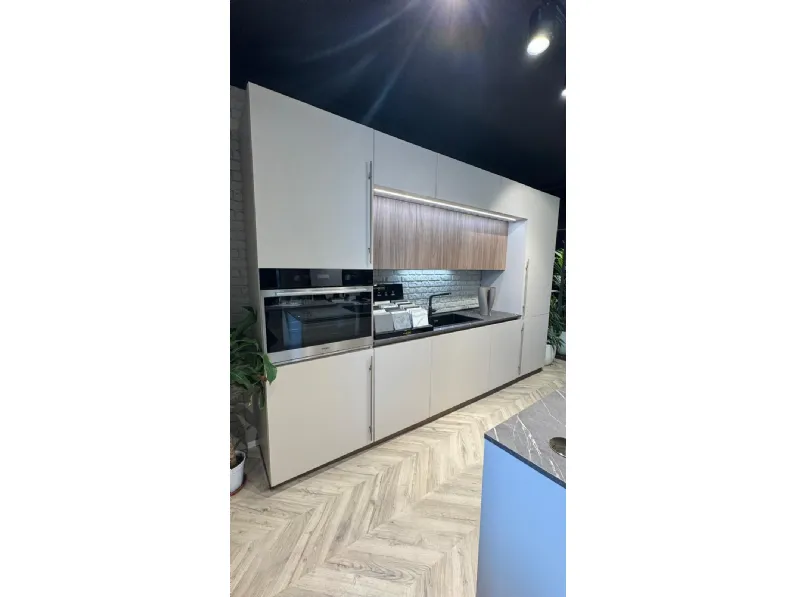 Cucina a PREZZI OUTLET in laminato materico Stosa -40%