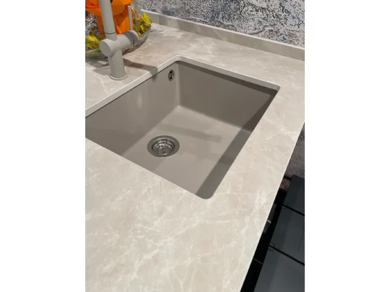 Cucina tortora moderna con penisola Gentili group Cucina modello time a soli 8600 Euro