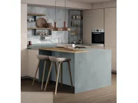 Cucina altri colori moderna con penisola Materia 3 Essebi a soli 12426 Euro