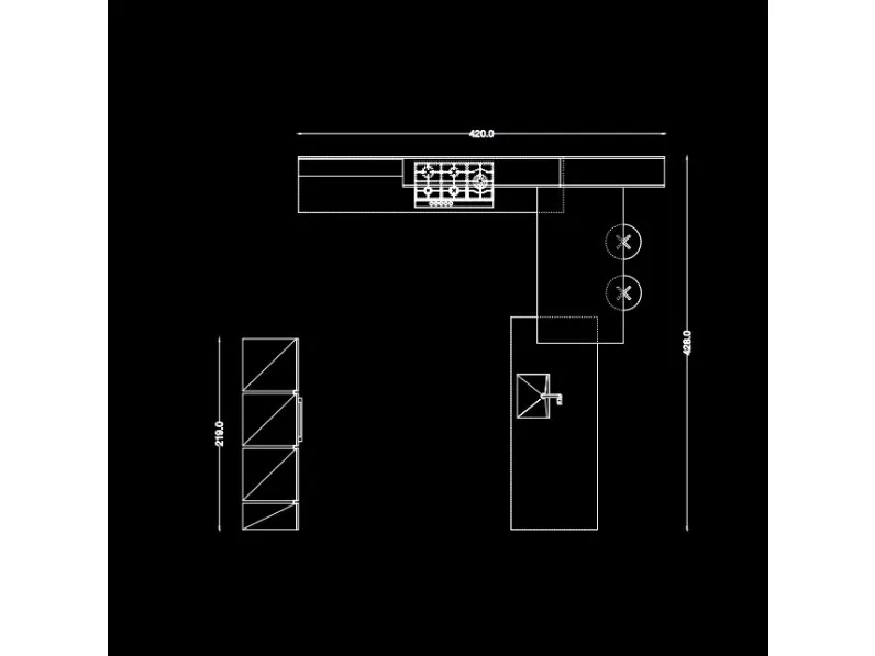 Cucina Arredo3 Z6 OFFERTA OUTLET sconto 33% 