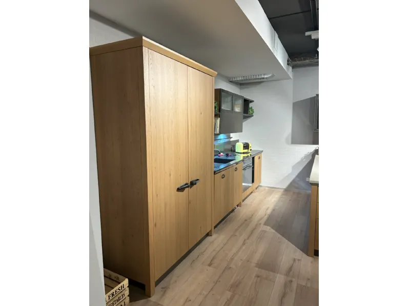 Cucina a prezzo scontato con penisola industriale Diesel Scavolini