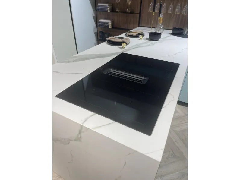 Cucina a prezzo ribassato con penisola moderna Amb 606 cucina aliant  Stosa