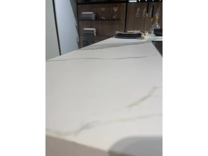 Cucina a prezzo ribassato con penisola moderna Amb 606 cucina aliant  Stosa