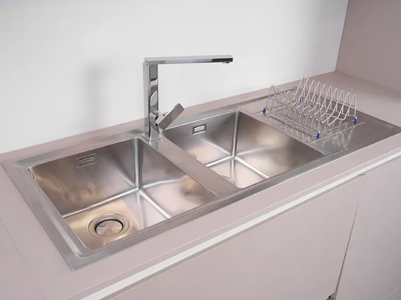 Cucina tortora moderna Time Gentili group scontata 