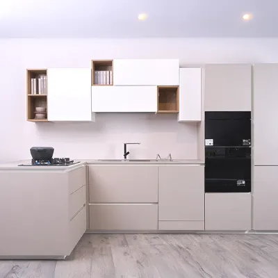 Cucina tortora moderna Time Gentili group scontata 
