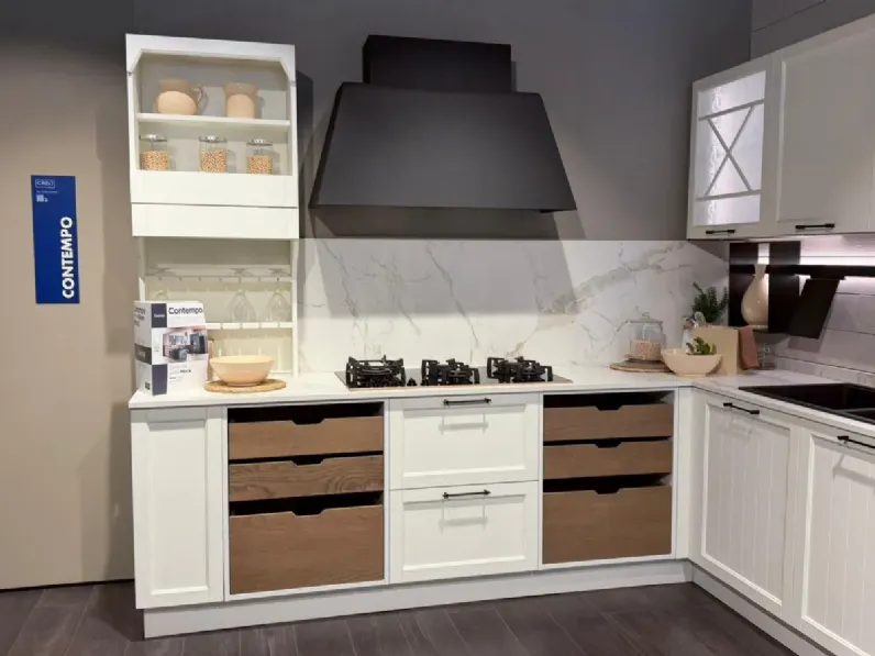 Cucina a prezzo scontato ad angolo provenzale Contempo  Creo