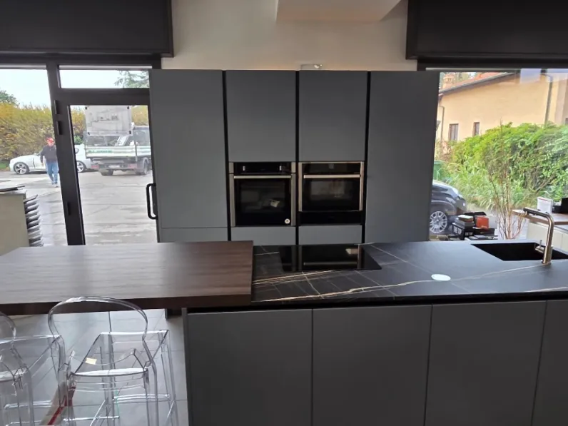 Cucina con isola design grigia Copat cucine Copatlife a soli 16585 Euro
