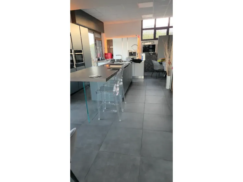 Cucina con isola design grigia Copat cucine Copatlife a soli 16585 Euro