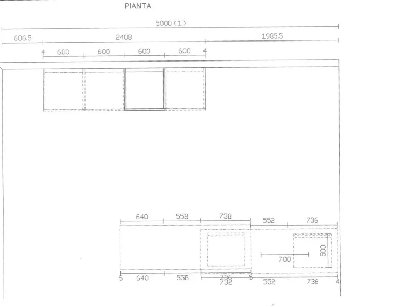 Cucina con isola Lago Cucina 36e8 SCONTATA 63%