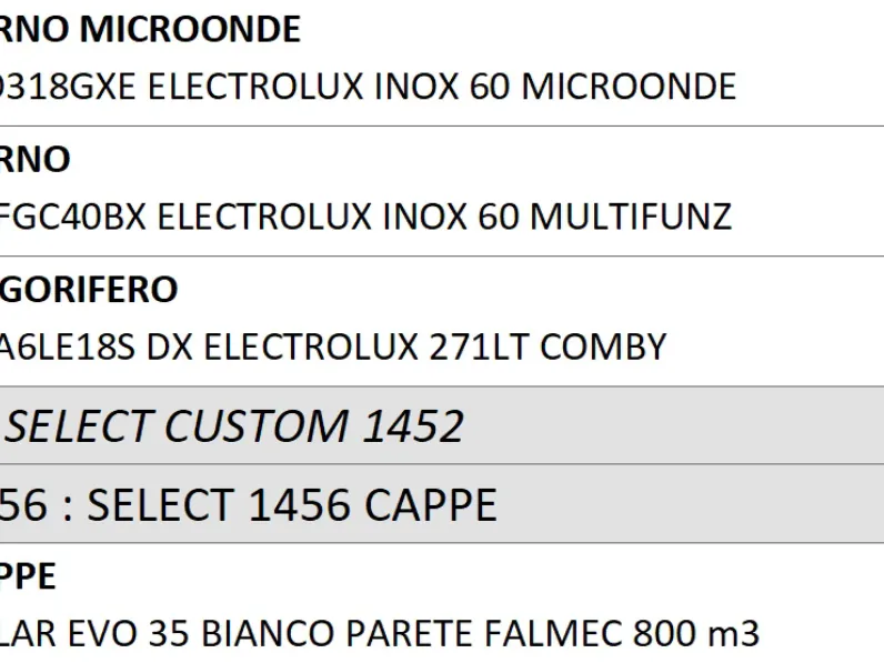 Cucina lineare Arredo3 Cucina alma composizione a SCONTATA 40%
