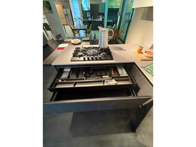 Cucina rovere moro moderna ad angolo Copat cucine Cucina copatlife 21 a soli 8775 Euro