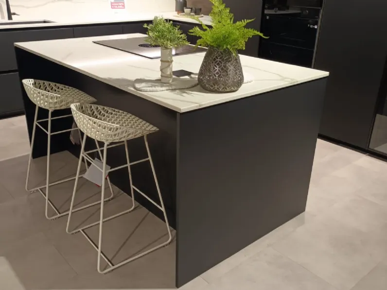 Cucina con isola in vetro altri colori Cucina glass a prezzo ribassato