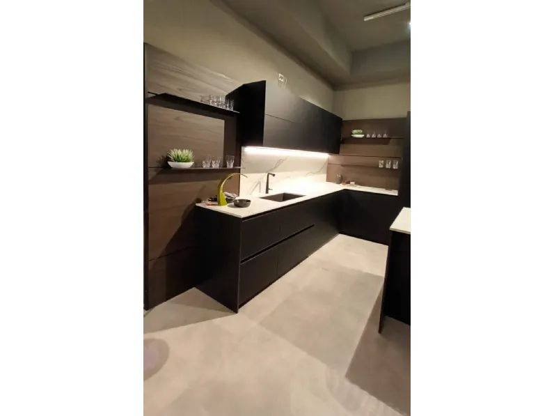 Cucina con isola in vetro altri colori Cucina glass a prezzo ribassato