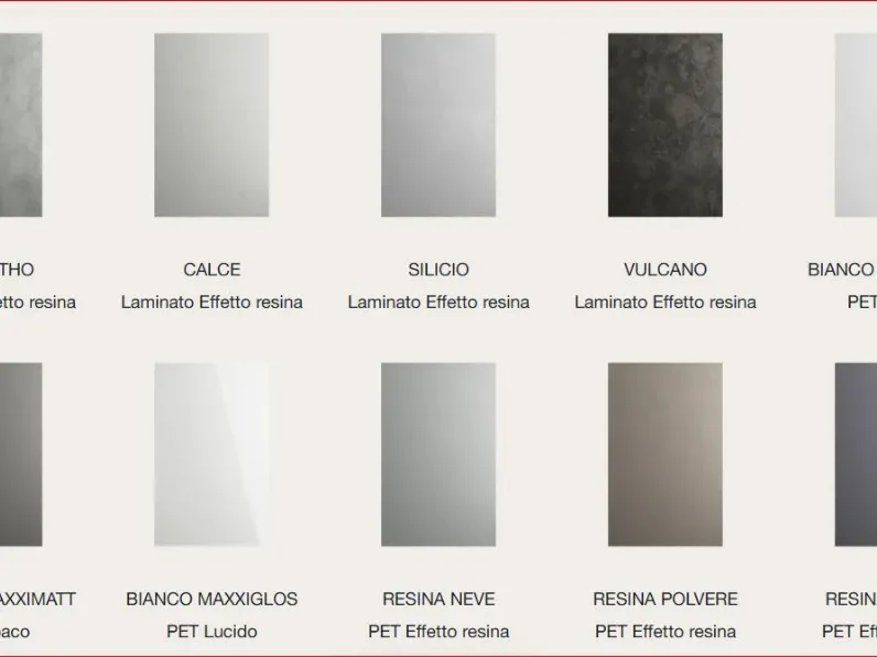 Cucina lineare in laminato opaco altri colori Cucina kali composizione 16 a prezzo scontato