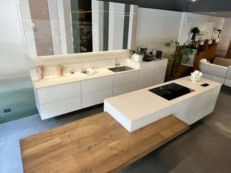 Cucina modello Cucina lineare lago 36e8 cut parete Lago PREZZO SCONTATO 45%
