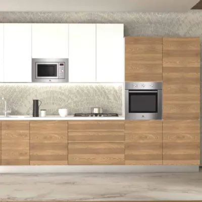 Cucina a PREZZI OUTLET in melaminico Md work -55%