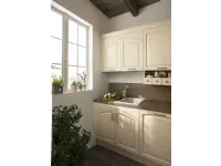 Cucina con isola classica bianca Colombini casa Cucina mida shabby chic vero legno   a soli 5890 Euro