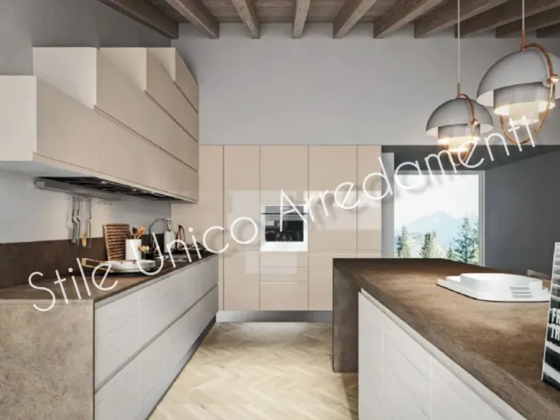 Cucina moderna ad isola Colombini casa Cucina modrna componibile a prezzo  ribassato