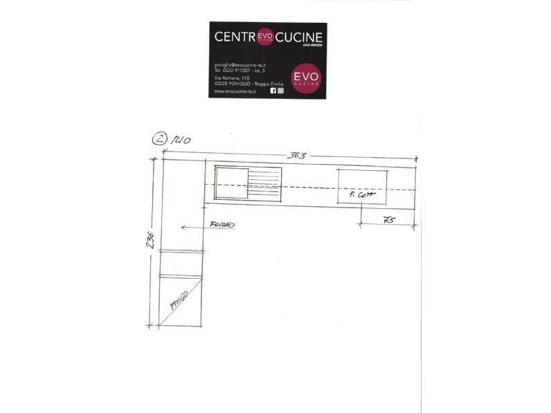 Cucina ad angolo Evo cucine Cucina rio SCONTATA 50%