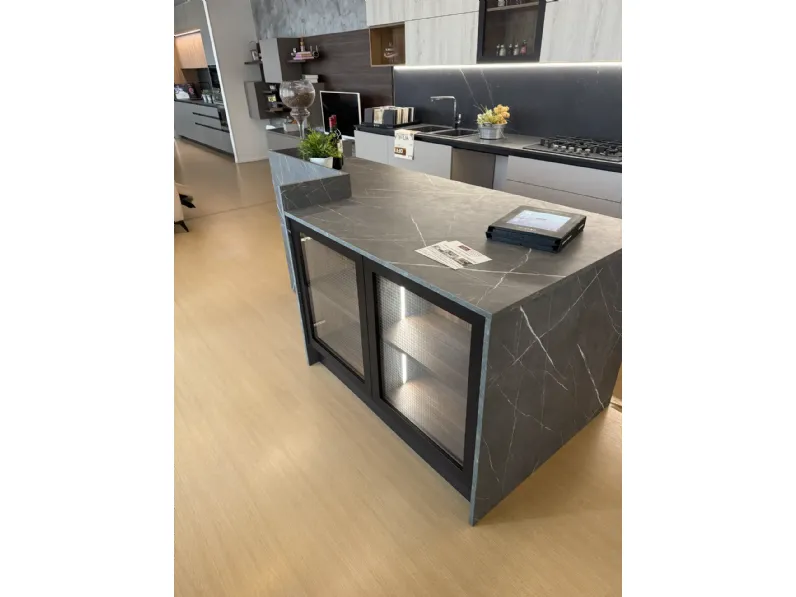 Cucina con isola moderna bianca Home cucine Cucina silver a soli 7500 Euro