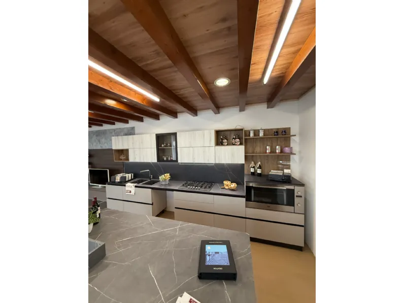 Cucina con isola moderna bianca Home cucine Cucina silver a soli 7500 Euro
