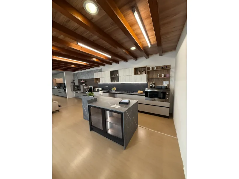 Cucina con isola moderna bianca Home cucine Cucina silver a soli 7500 Euro