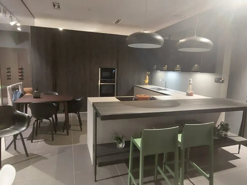 Cucina moderna ad angolo Cucina step Arrital a prezzo scontato